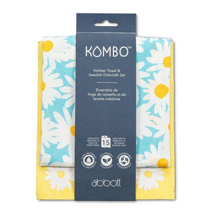 Daisies Dishcloth & Kitchen Towel Set