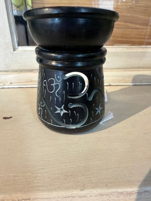Blue Soapstone Aroma Lamp