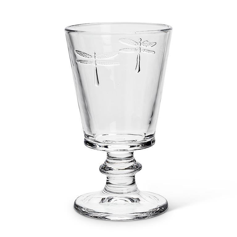 Dragonfly Wine Glass