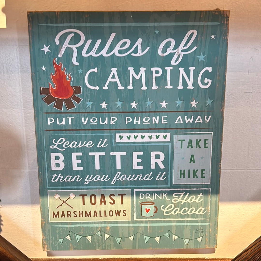Rules of Camping
