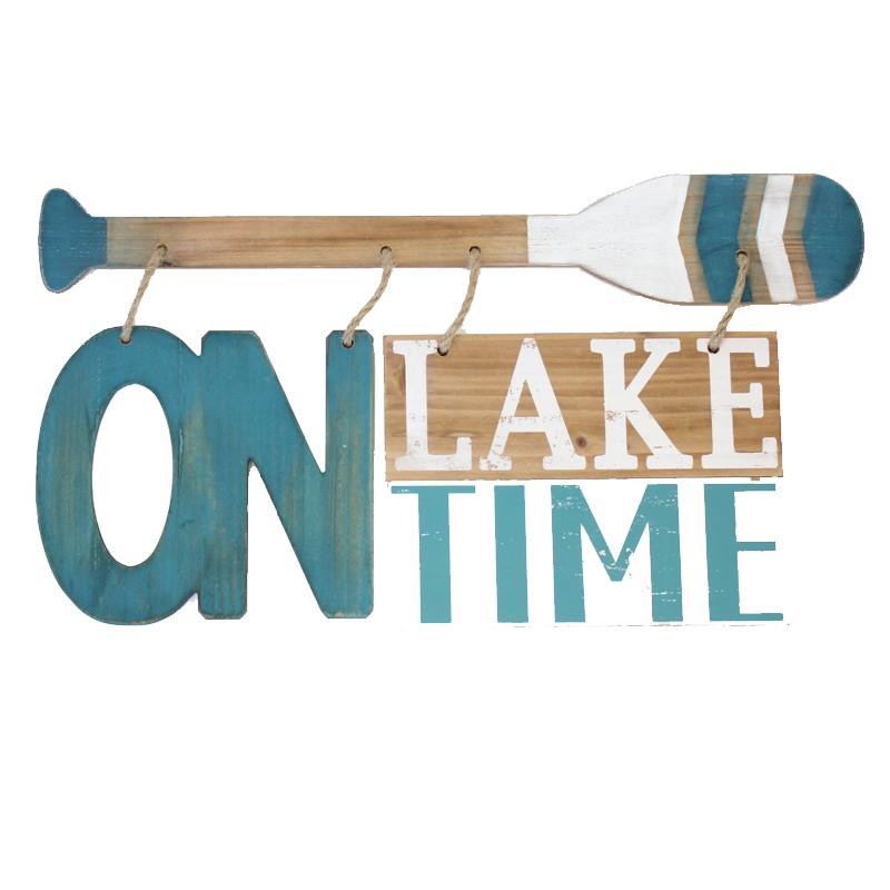 On Lake Time Sign
