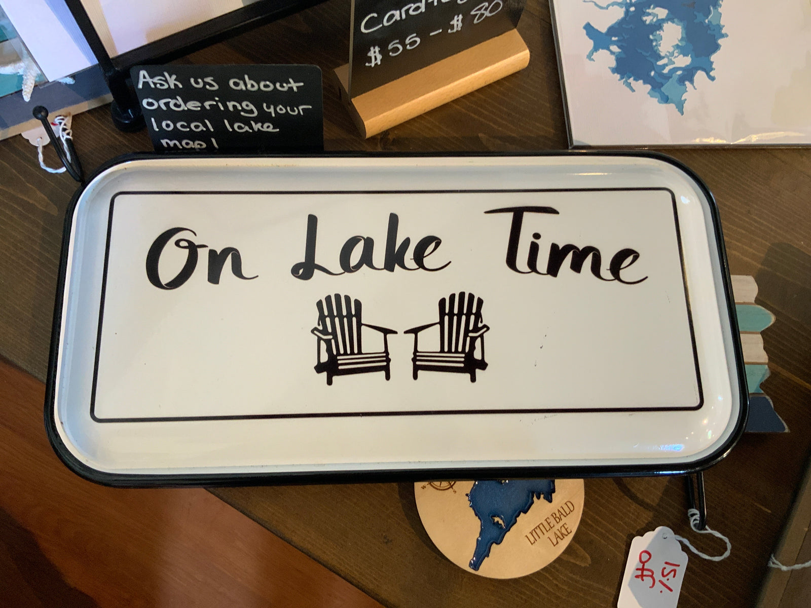 Sale - On Lake Time Mtl Sign