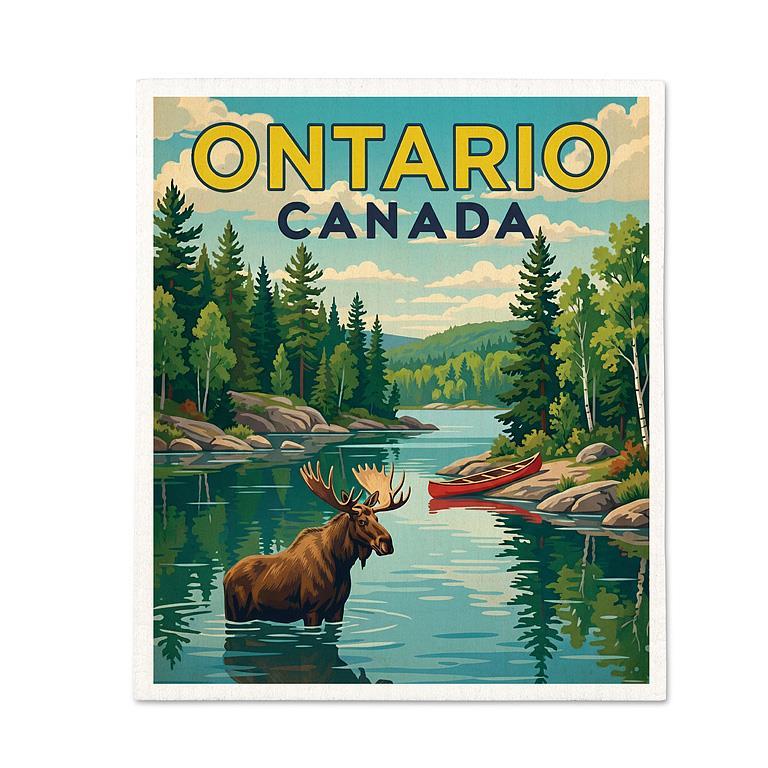 Scenic Ontario Dishcloth