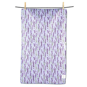 Lavender Double Sided Kitchen Towel