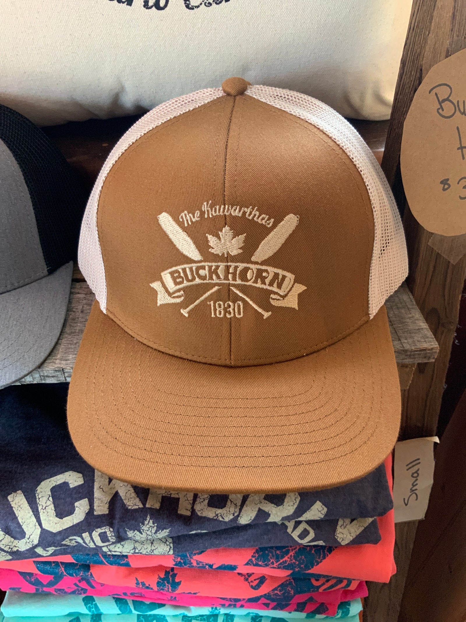 Buckhorn Mesh Cap-Camel/Stone