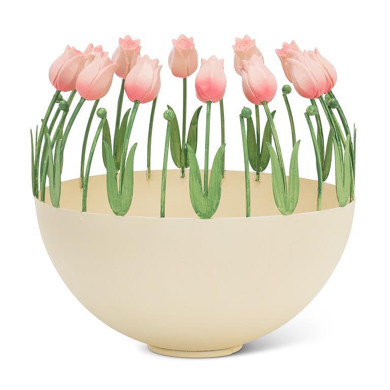 Pnk - Lrg Ball Holder Tulip Edge