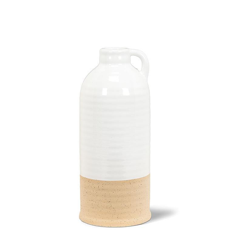 Shiny & Matte Vase with Handle