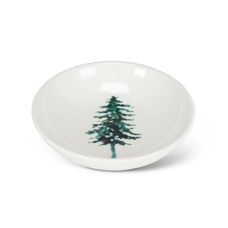 Small Dish with Pine Tree