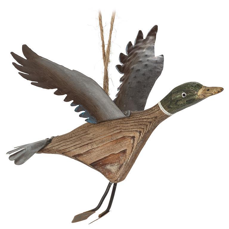 Flying Mallard Duck