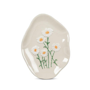 White Flower Dish
