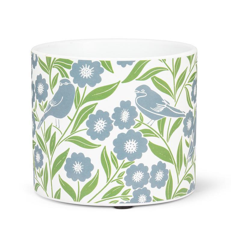 Leaves & Birds Planter Sml