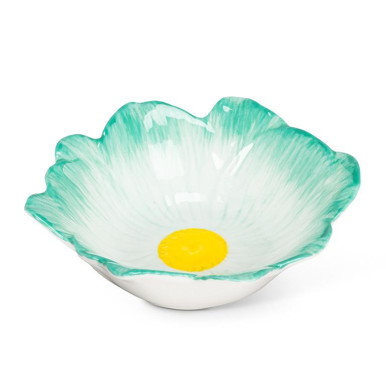Small Flower Dish-Turquoise