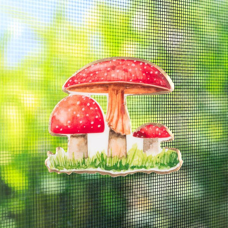 Mushroom 2 Sided Magnet