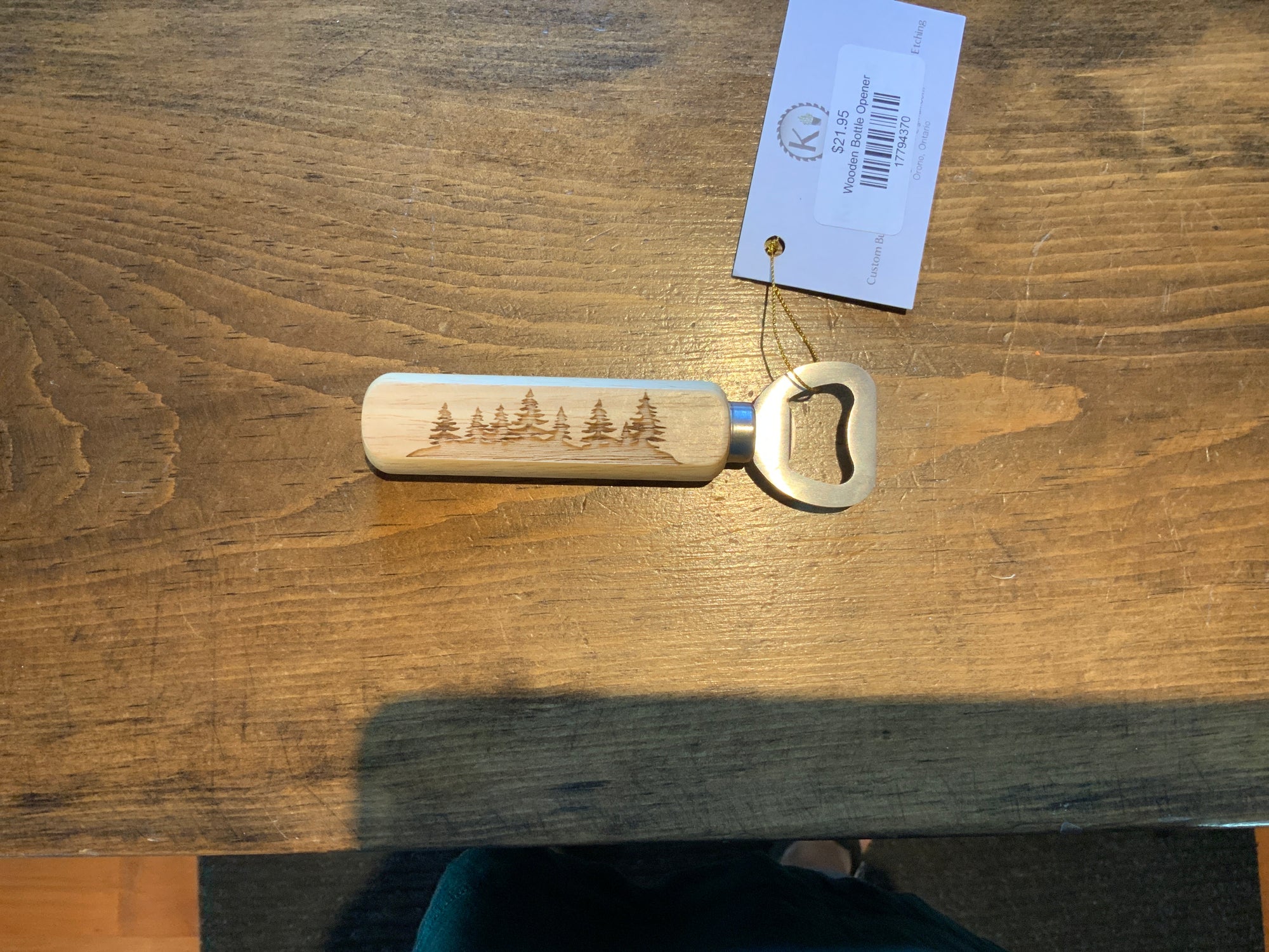 Wooden Bottle Opener
