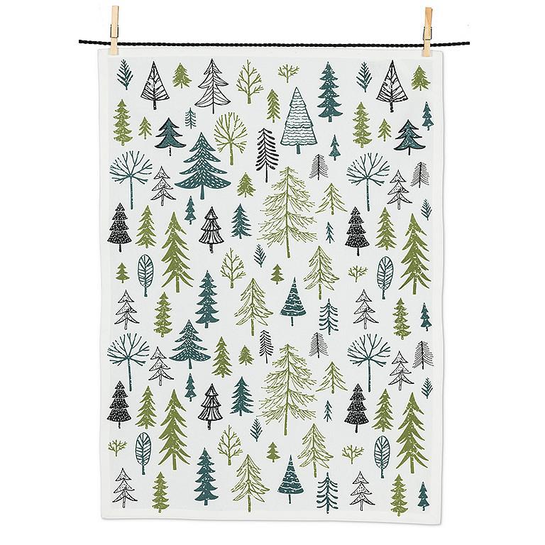 Allover Trees Kitchen Towel