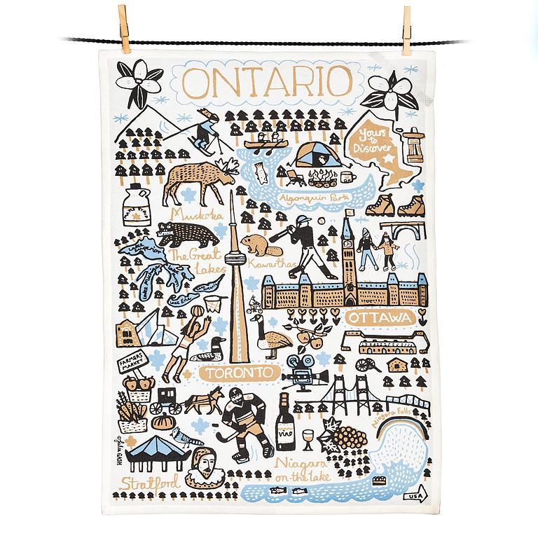 Ontario Landmarks Kitchen Towel