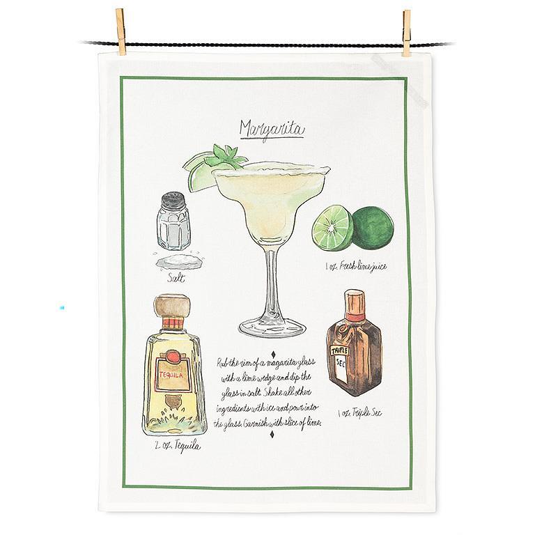 Margarita Recipe Kitchen Towel