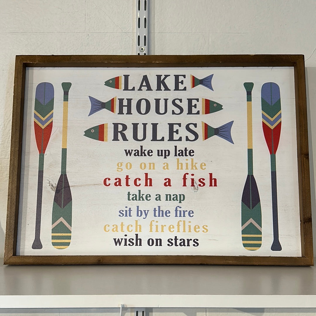 Lake House Rules