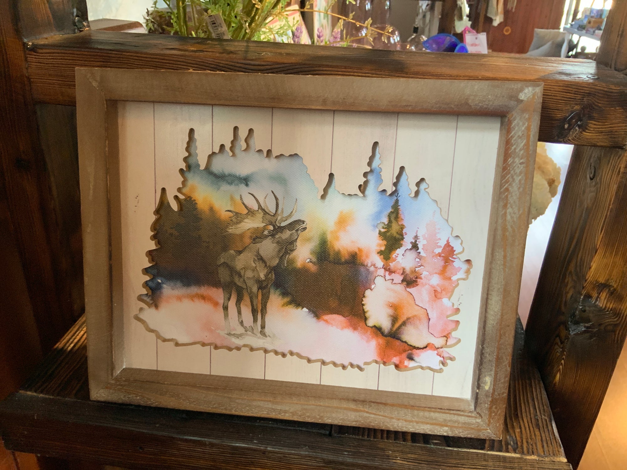 Moose Watercolour Frame