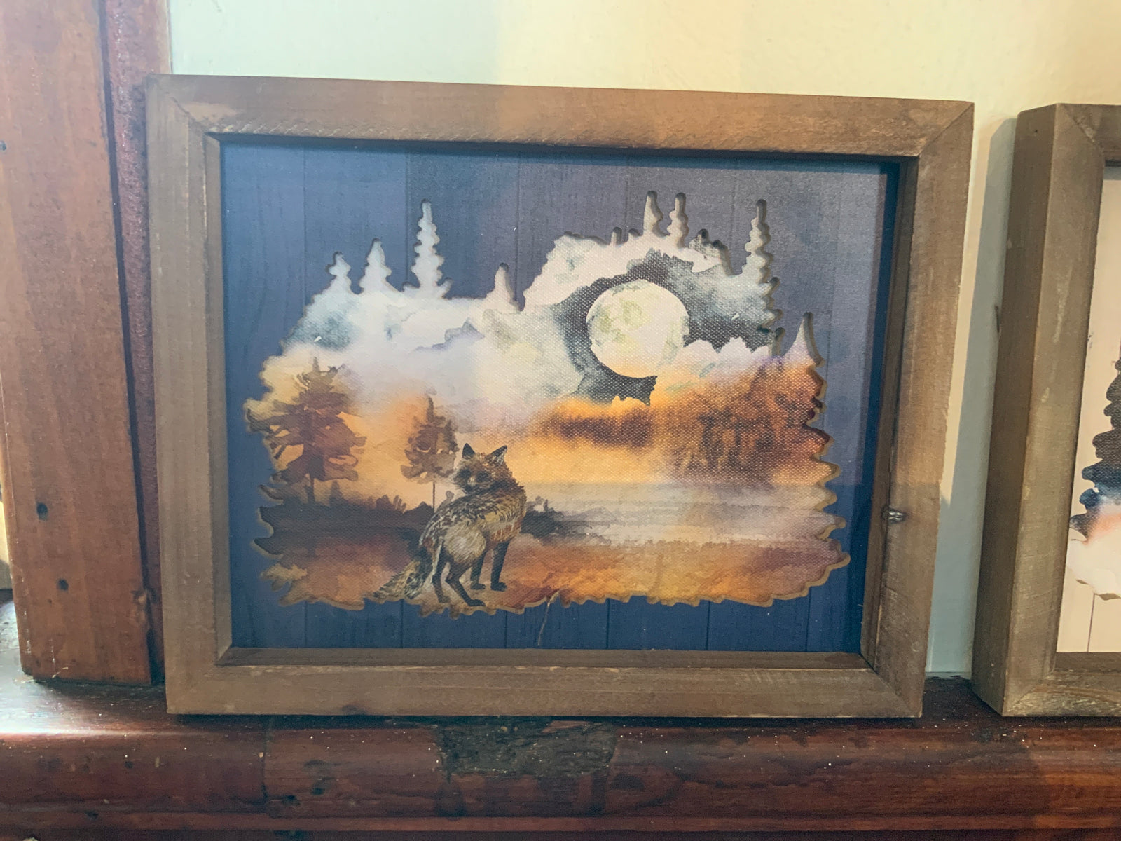 Fox Watercolour Frame