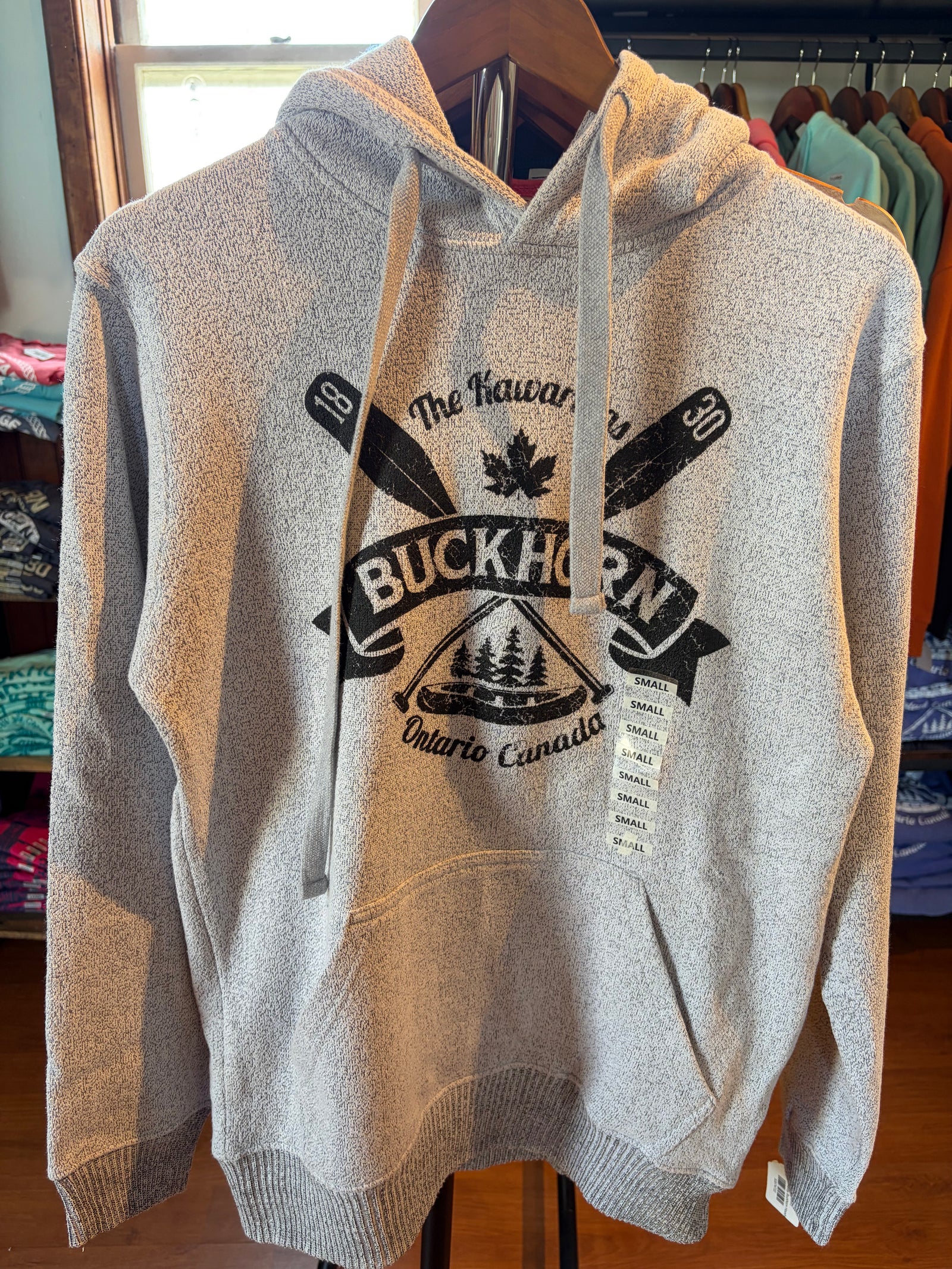 Grey Buckhorn Hoodie