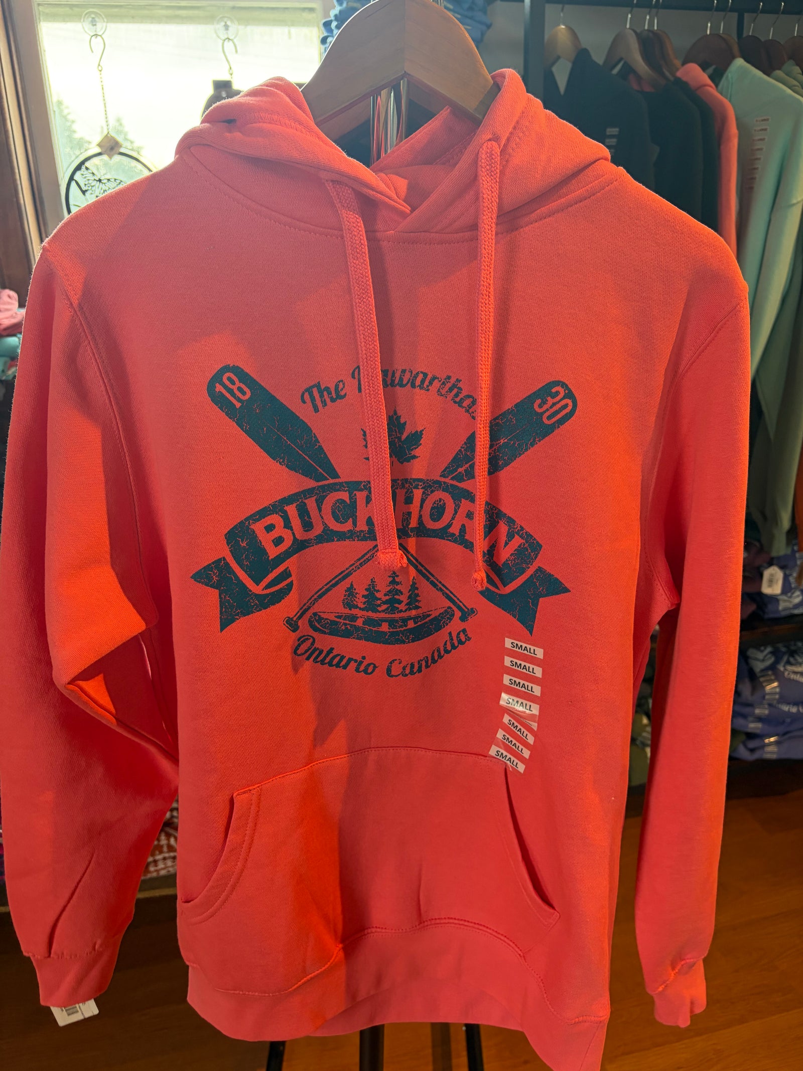 Classic Buckhorn Hoody-Coral Silk