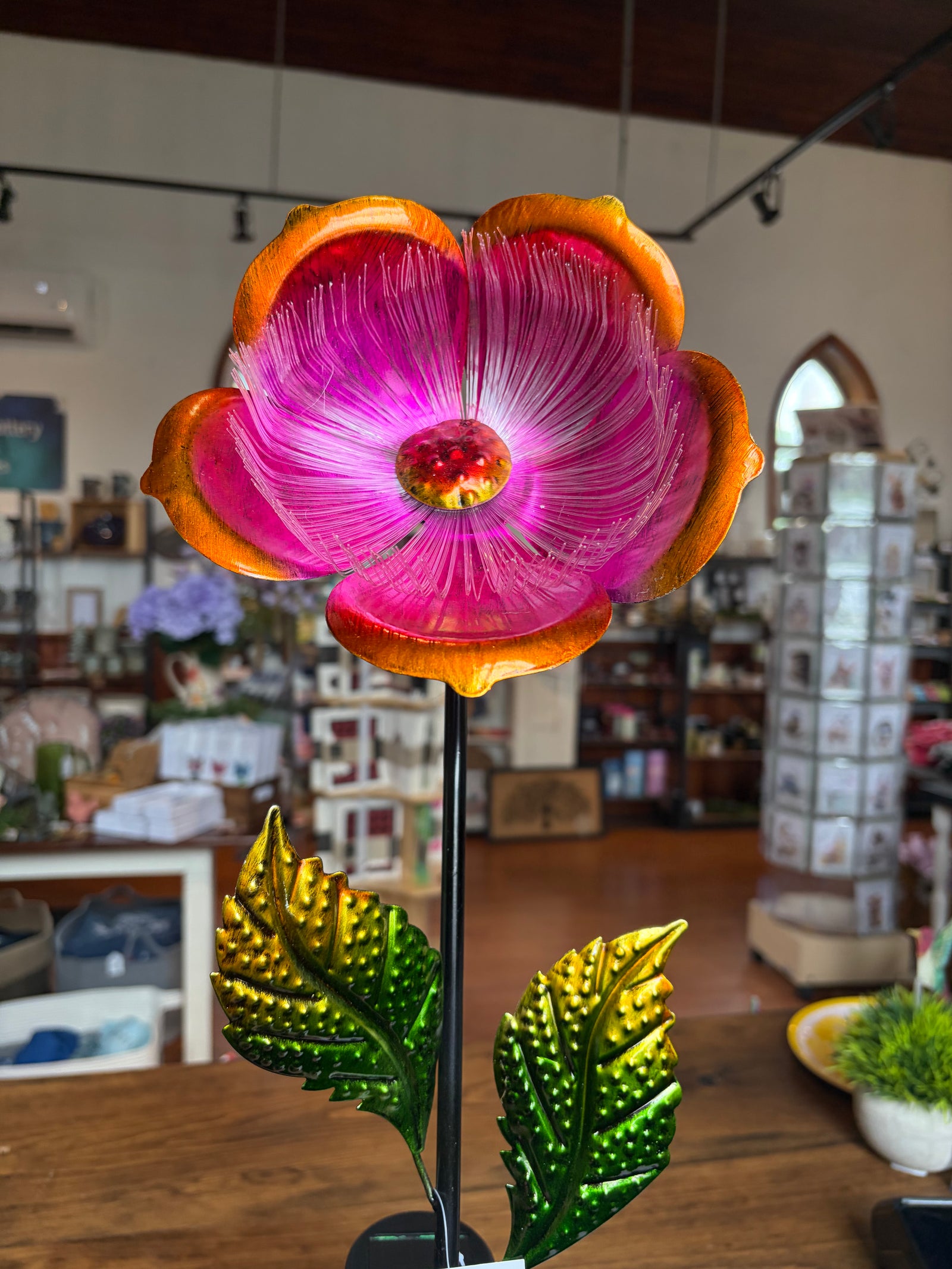 Optic Fiber Solar Flower