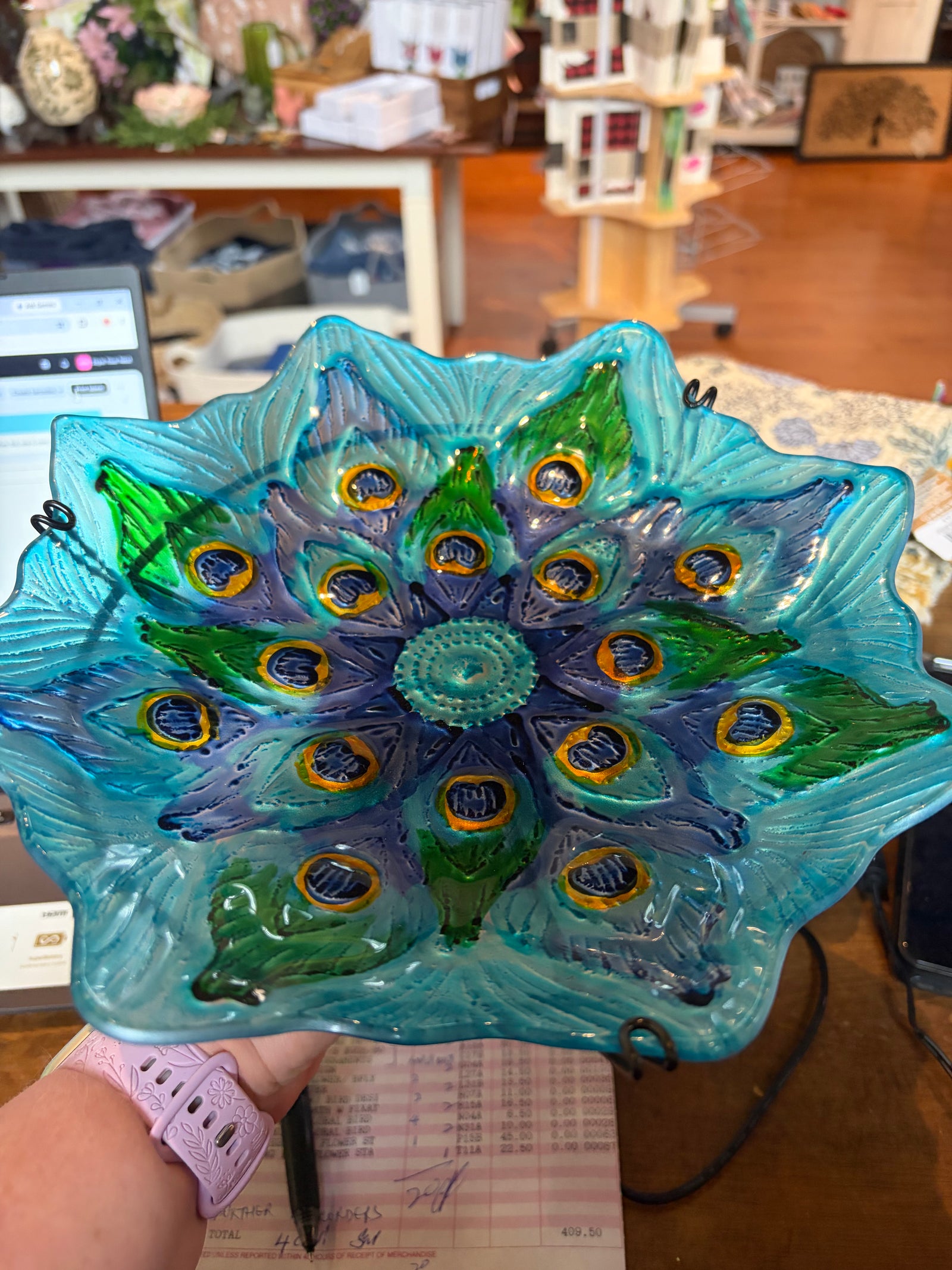 Peacock Bird Feeder