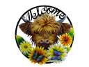 Welcome Cow Sign