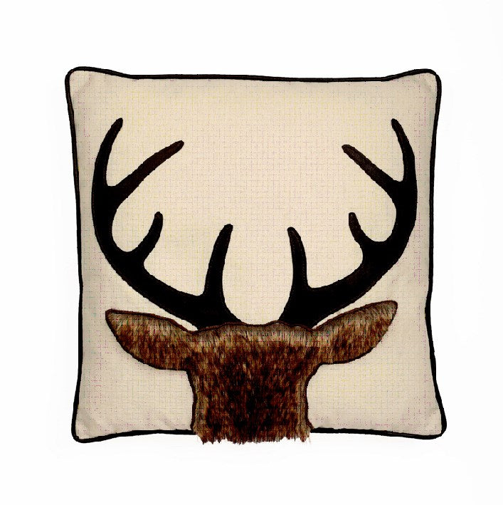 Fuzzy Deer Cushion