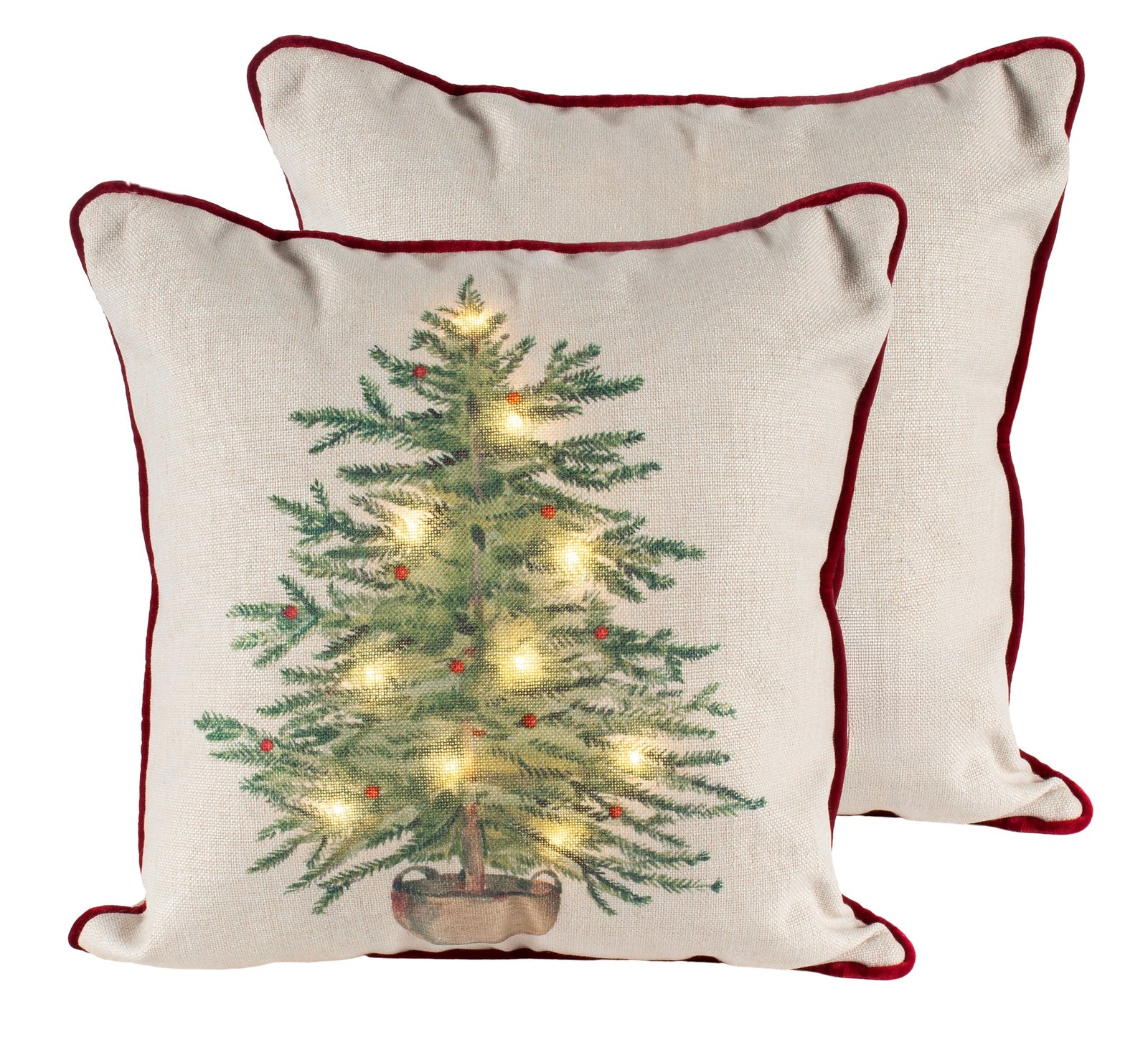 LED Tree Pillow