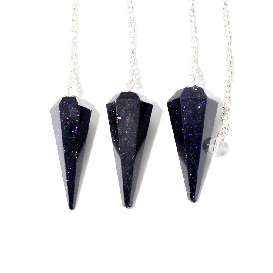 Blue Goldstone Pendulum