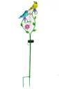 Solar Bird Rain Gauge Stake