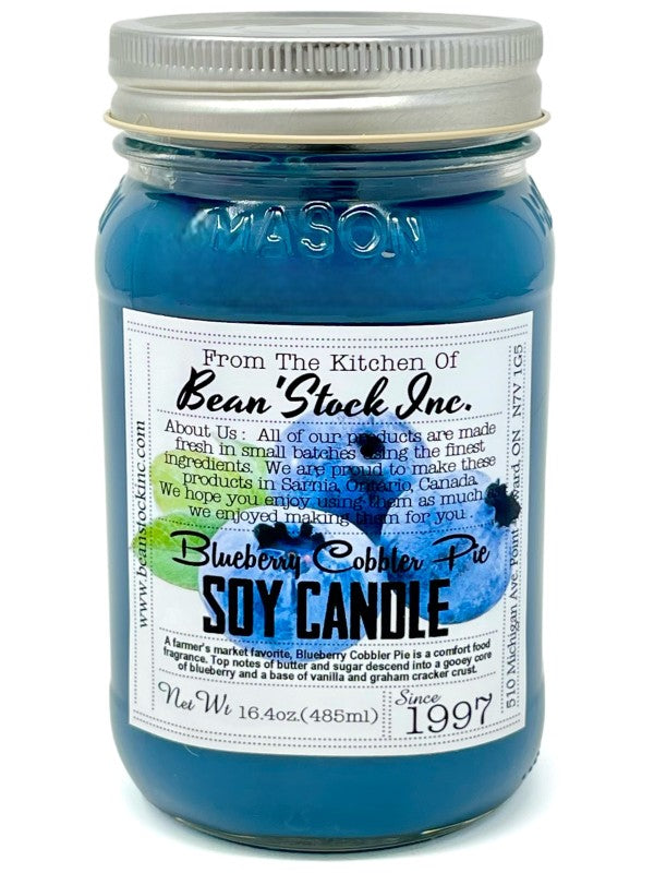 Blueberry Cobbler Pie Soy Candle