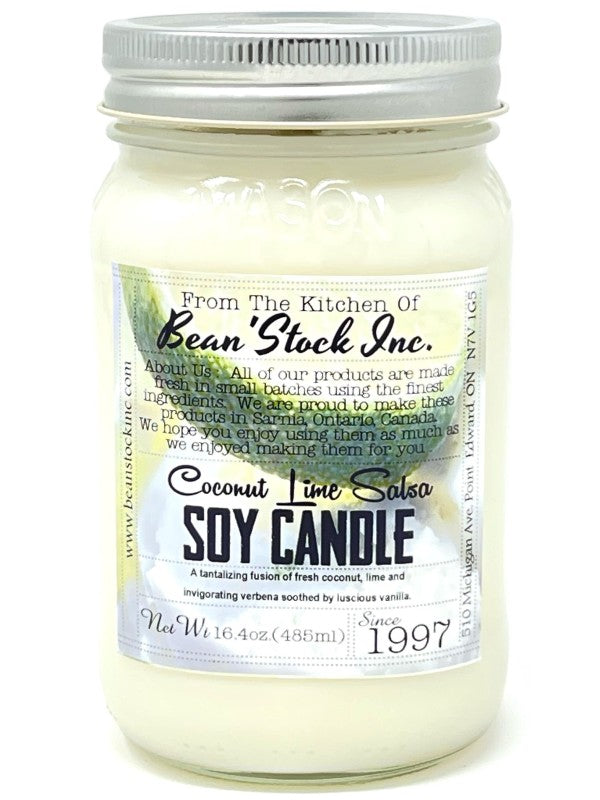 Coconut Lime Salsa Soy Candle