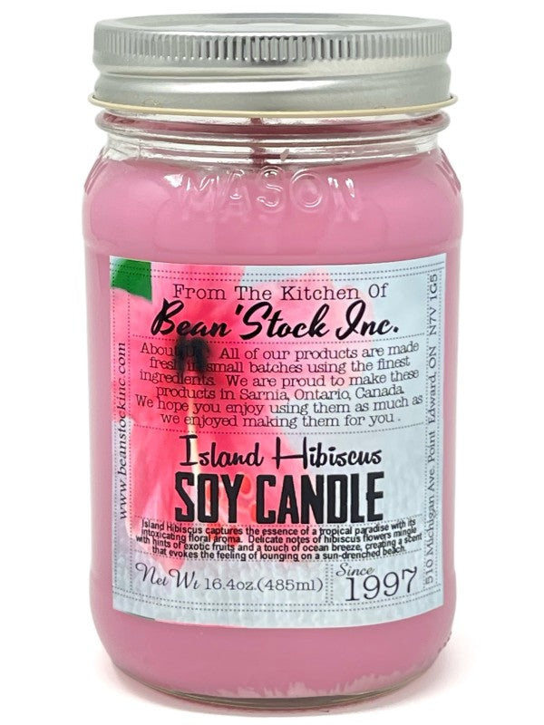 Island Hibiscus Soy Candle