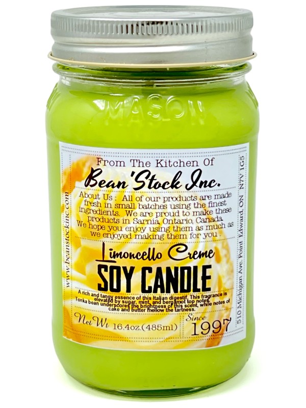 Limoncello Creme Soy Candle