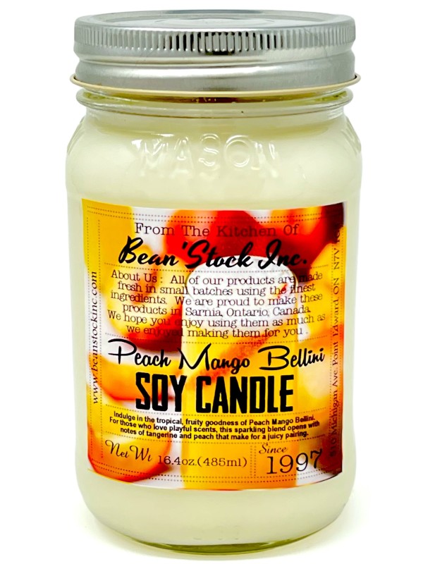 Mango Peach Soy Candle