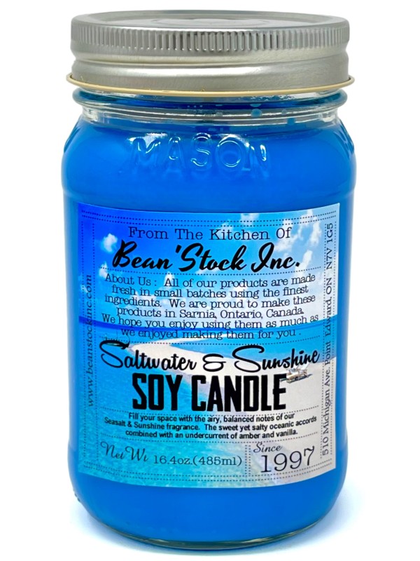 Saltwater & Sunshine Soy Candle