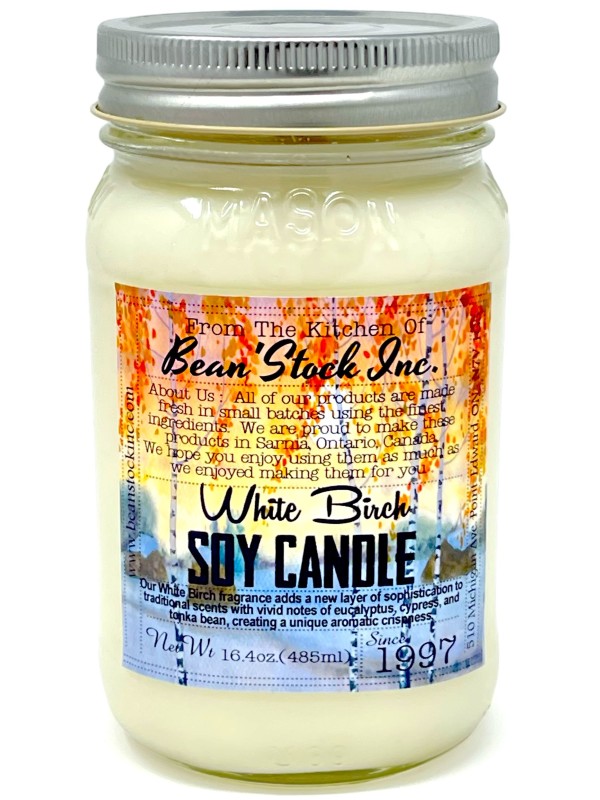 White Birch Soy Candle