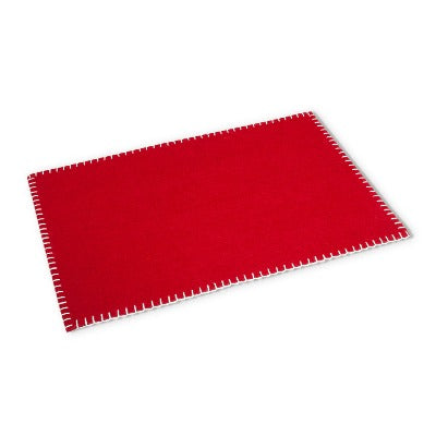 Red Table Mat