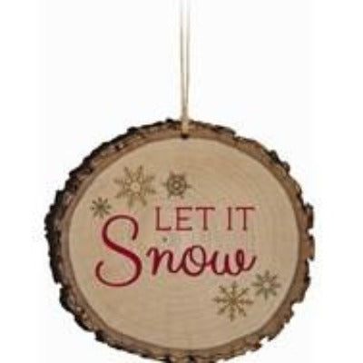 Let It Snow Ornament 