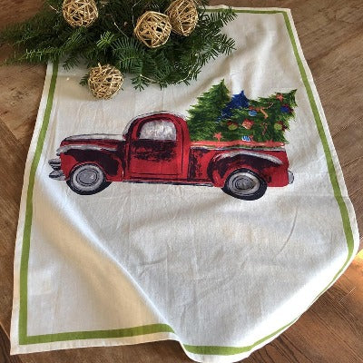 Holiday Truck Kitchen Towel