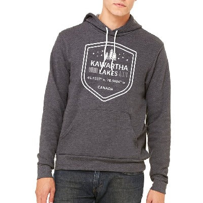 Kawartha Lakes White Shield Hoodie