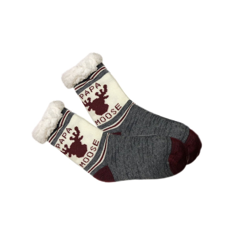 Papa Moose Fleece Socks